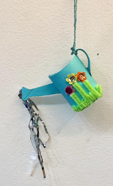 Hanging Cardboard Watering Can